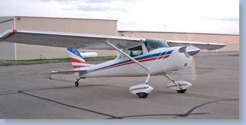  N150DM on the ramp at Clinton, Iowa